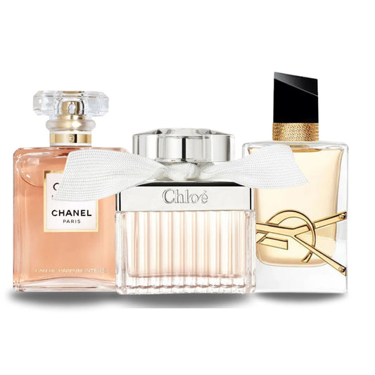 Parfumset mit 3 Damendüften: Coco Mademoiselle, Libre & Chloé