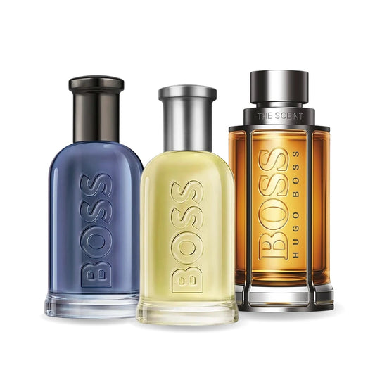 Parfumset mit 3 Herrendüften: Boss Bottled, The Scent & Bottled Infinite